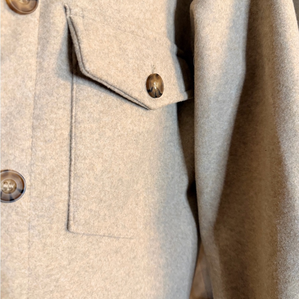 Countryside-Inspired Neutral Shacket Jacket Love … - image 3